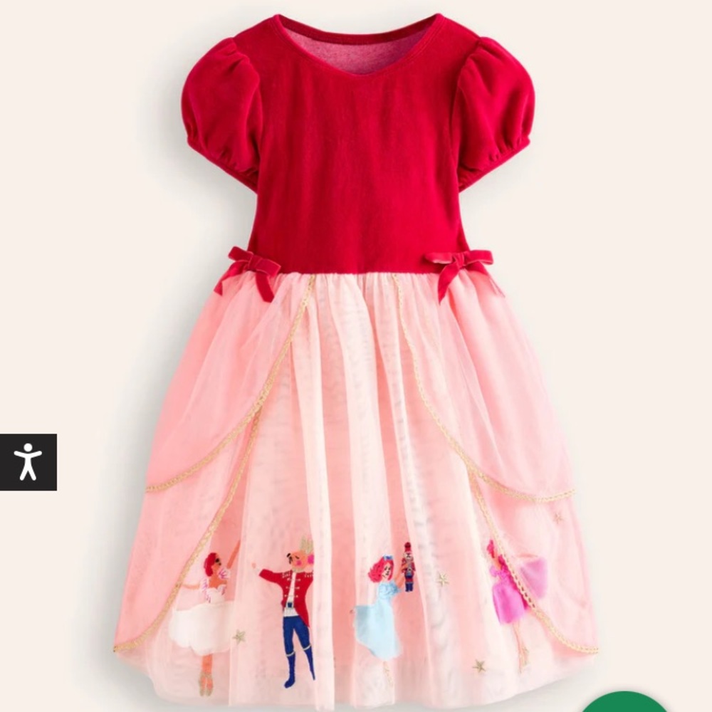Mini Biden Nutcracker Appliqué Dress - EUC 4/5